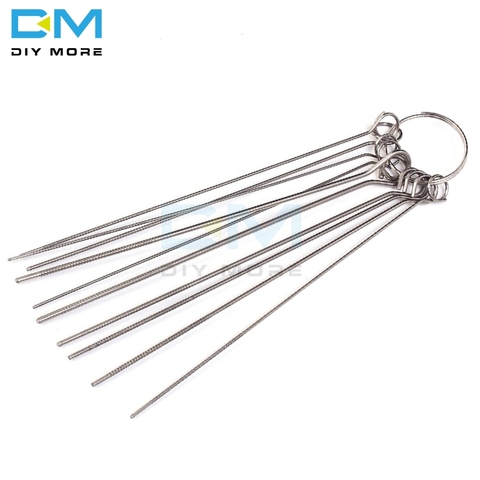 10 Kinds PCB Electronic Circuit Through Hole Needle Stainless Steel Needle Set Desoldering Welding Repair Tool 80mm 0.7-1.3mm ► Photo 1/6