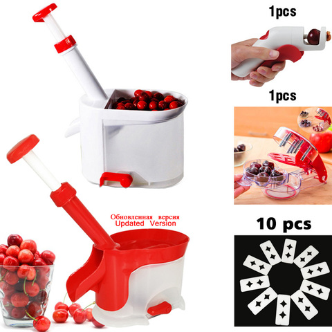2022 Cherry Corer With Container Kitchen Gadgets Tools Novelty Super Cherry Pitter Stone Corer Remover Machine ► Photo 1/6