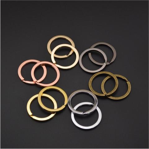 Mibrow 10pcs/lot 25mm 28mm 30mm Keyring Split Ring (Never Fade) Key Ring For Keychain Diy Jewelry Making Sleutelhanger Key Rings ► Photo 1/5