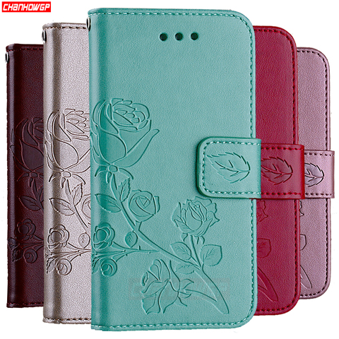 Rose Flower Flip Wallet Case For Samsung Galaxy J4 J6 J8 J3 J5 J7 Neo A5 A7 A9 A6 A8 2022 2017 2016 S8 S9 Plus S6 S7 Edge Cover ► Photo 1/6