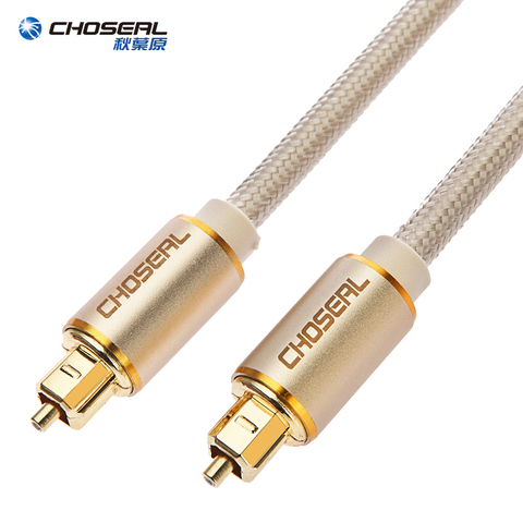 CHOSEAL Toslink Digital Optical Fiber Audio Cable 1/1.5/2/3M SPDIF Cable for For Blu-ray CD DVD player Xbox 360 PS3 Mini ► Photo 1/6