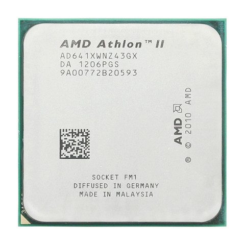 AMD Athlon II X4 641 2.8GHz/Quad-core/CPU Processor/AD641XWNZ43GX/Socket FM1 ► Photo 1/4