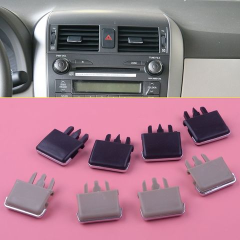 Car Air Conditioning Vent Car Center Dash A/c Vent Louvre Blade Slice Air Conditioning Leaf Clip Fit For Corolla 04-07 08 09 10 ► Photo 1/4