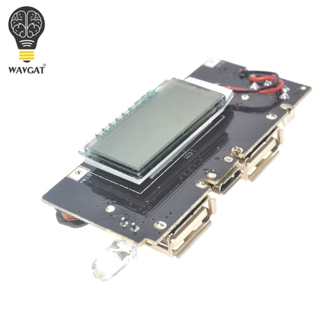 Dual USB 5V 1A 2.1A Mobile Power Bank 18650 Battery Charger PCB Power Module Accessories For Phone DIY New LED LCD Module Board ► Photo 1/6