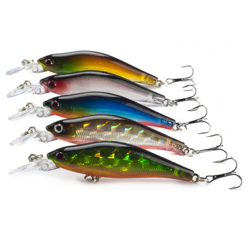 1pcs Gorgons Fishing Lure 80mm 6g Hard Bait Bass Fishing Lure Minnow Jerkbait Wobblers Artificial Bait ► Photo 1/1