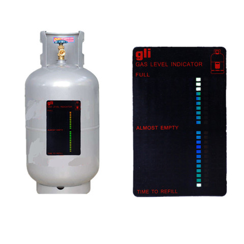 New Arrived Propane Butane LPG Fuel Gas Tank Level Indicator Magnetic Gauge Caravan Bottle Temperature Measuring Stick 10% ► Photo 1/6