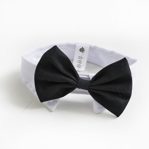  New Arrival Handsome Formal Dog Cat Bow Tie Groom Tuxedo Costumes Pet Dogs Tie Wedding Accessories Grooming Black Bowtie ► Photo 1/6