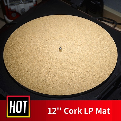 Cork LP Slip Mat Anti-Static Slipmat for 12 inch LP Vinyl Record ► Photo 1/5