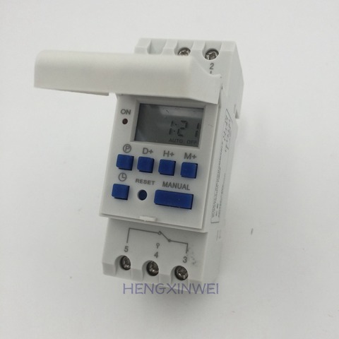 THC15A TP8A16 AHC15A DIN RAIL DIGITAL PROGRAMMABLE  Digital LCD Weekly Programmable Timer Relay Switch 220V ► Photo 1/6