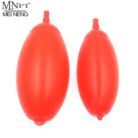 MNFT 4Pcs Red Big Belly Plastic Sea Fishing Floats With Hole Large Buoyancy Fishing Float Tackle Tool Size S L ► Photo 1/6