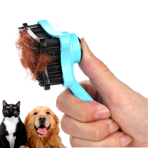 New Silicone Multi-purpose Pet Dog Cat Brush Hair Fur Shedding Trimmer Grooming Rake Professional Removal Comb Pet Suppy ► Photo 1/6