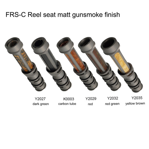 Riverruns CNC Machined Nature Stabilize Burl Wood Fly Rod Parts Accessory Reel Seat Fishing Reel Seat Gunsmoke DIY Fishing Rod ► Photo 1/3