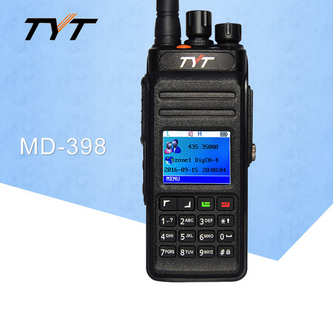 Applicable TYT MD398 Digital DMR Walkie Talkie Waterproof IP67 Two Way Radio High Power 10W Ham Radio Transceiver ► Photo 1/6