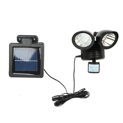 22 LED Dual Security Detector Solar Spot Light Motion Sensor Outdoor Floodlight ► Photo 1/1