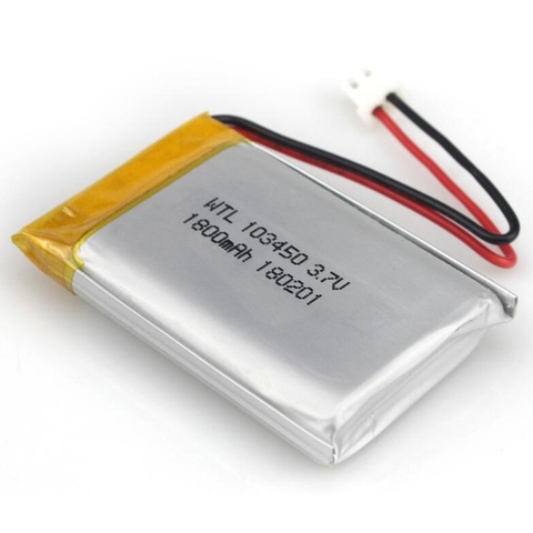 3.7V 1800mAh Lithium Polymer Rechargeable battery For power bank electronic Battery 103450 Li-Polymer Batteries ► Photo 1/5