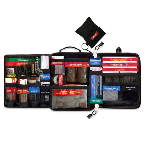 Safe  Wilderness Survival Car Travel First Aid Kit Medical Bag Outdoors First-Aid Kit Camping Emergency Kit Treatment Pack Set ► Photo 1/6