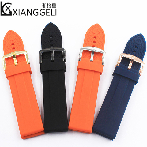 Watch accessories Applicable for Armani AR0527 0528 0583 0585 5856 0584 23mm rubber silicone strap ► Photo 1/6