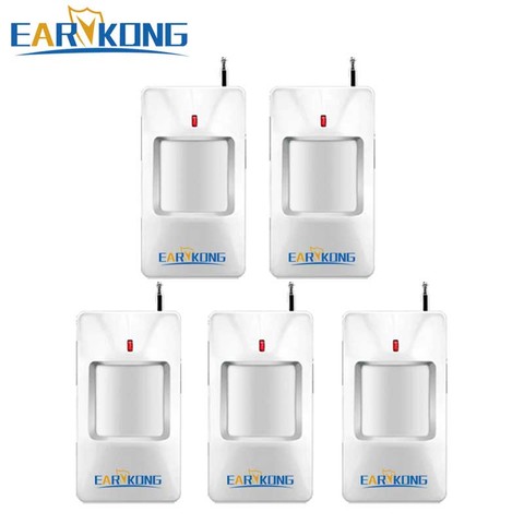 New Earykong 5pcs/lot 433MHz wireless  Infrared PIR detector, Motion sensor, for home burglar alarm system, no battery ► Photo 1/3
