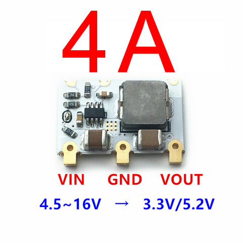 98% 4A Mini DC-DC Buck Converter 6V-16V 9V 12V to 5V 3.3V Step-down Power Voltage Regulator Module ► Photo 1/4