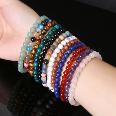 6 MM Bead Power Bracelets 4 Stones Available