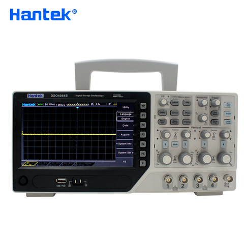 Hantek DSO4084B Digital Oscilloscope 4 Channels 80MHZ Bandwidth Portable USB Osciloscopio Portatil +EXT+DVM+Auto Range Function ► Photo 1/6