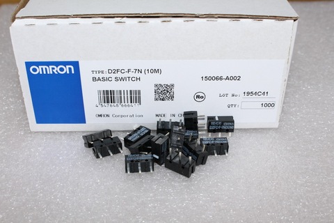 10pcs/pack 100% original Omron mouse micro switch D2FC-F-7N (10M) for Logitech G9 G9X g500 Microsoft dedicated button and others ► Photo 1/3
