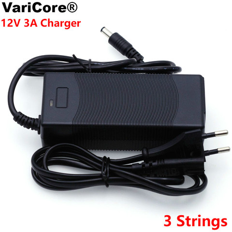 VariCore 12V 24V 36V 48V 3 Series 6 Series 7 Series 10 Series 13 String 18650 Lithium Battery Charger 12.6V 29.4V DC 5.5*2.1mm ► Photo 1/6