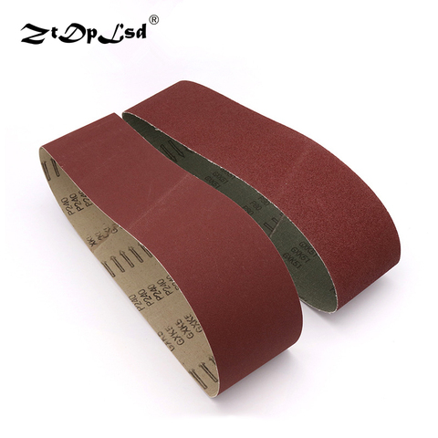 ZtDpLsd 915mm*100mm Grinding Polishing Oxide Sander Sanding Belts Wood Buffing Belt Alumina Sharpening Abrasive Soft Metal Tool ► Photo 1/5