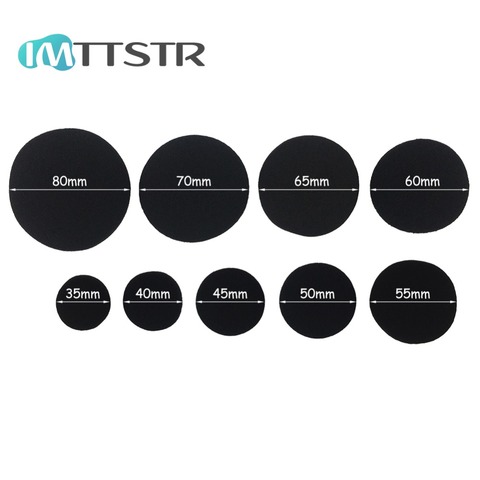IMTTSTR 6 Pairs of Soft Foam Sponge Ear Tip Cover Replacement Earbud Covers for 35 40 45 50 55 60 65 70 80 mm Earphones Sleeve ► Photo 1/6