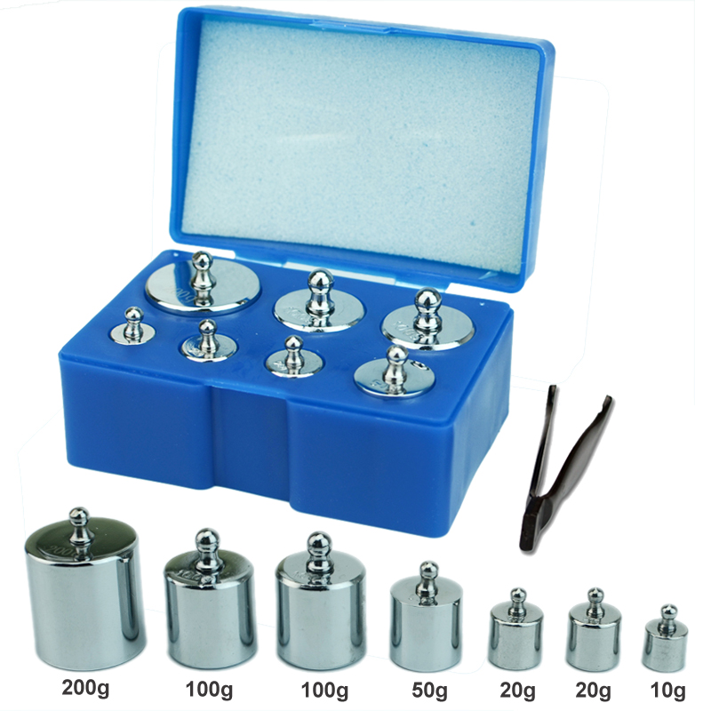 211.1g 10mg-100g Grams Precision Calibration Scale Weight Set Balance Test 