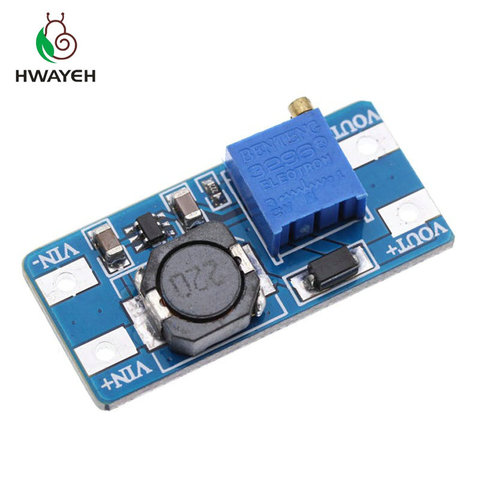 MT3608 2A Max DC-DC Step Up Power Module Booster Power Module For3-5V to 5V/9V/12V/24V ► Photo 1/1