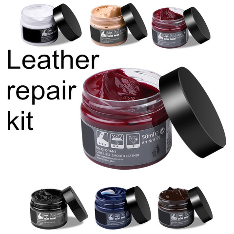 Leather Vinyl Repair Kit Auto Car Seat Sofa Coats Holes Scratch Cracks Rips  Liquid Leather Repair Tool Restoration