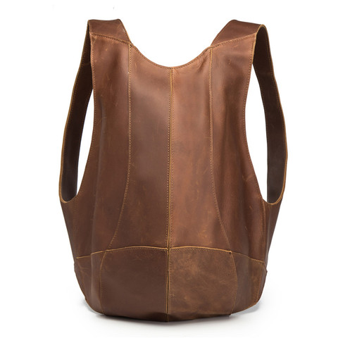 Mini Backpack Women Men's Business Bag Pack for Boys Genuine Leather Shoulder Travel Bag Male Cowhide Hand Bag mochila feminina ► Photo 1/6