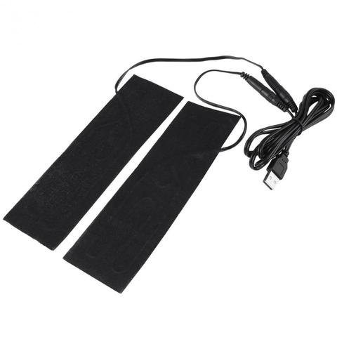 1Pair 5V USB Heating Pad Electric Heating Element Film Heater Pads for Warming Feet Light Weight Carbon Fiber Pads 35-50 degree ► Photo 1/6
