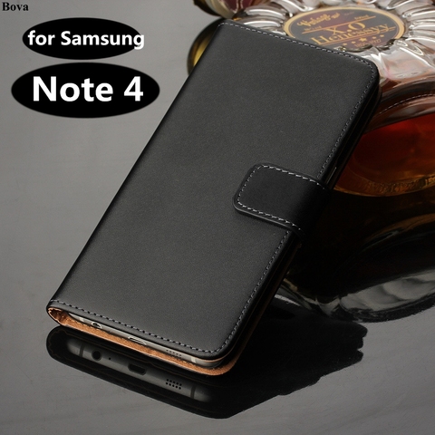 for Case Samsung Note 4 pu Leather Wallet Case Flip Case for Samsung Galaxy Note 4 N9100 Cash Slots Protective Shell GG ► Photo 1/6