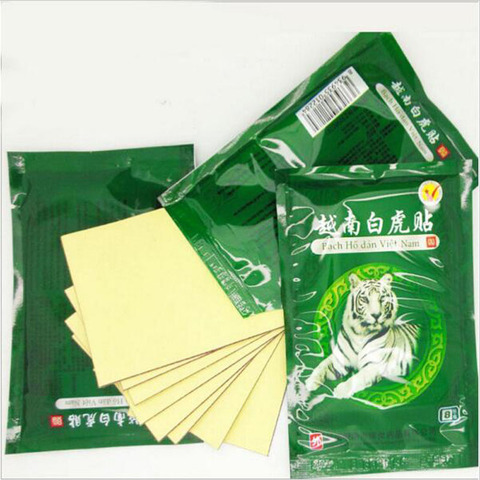 32pcs/lot Vietnam White Tiger Balm Muscle Neck Body Massage Relaxation Capsicum Pain Patch MR013 ► Photo 1/1