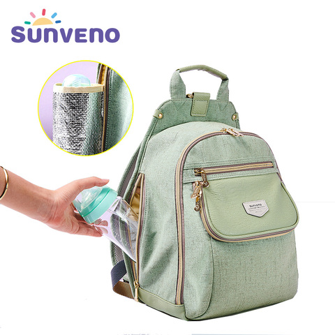 New SUNVENO Diaper Bag Fashion Baby Bag Backpack Baby Stuff Organizer Mum Mom Mummy Maternity Nappy Changing Wet Bag Baby Care ► Photo 1/1