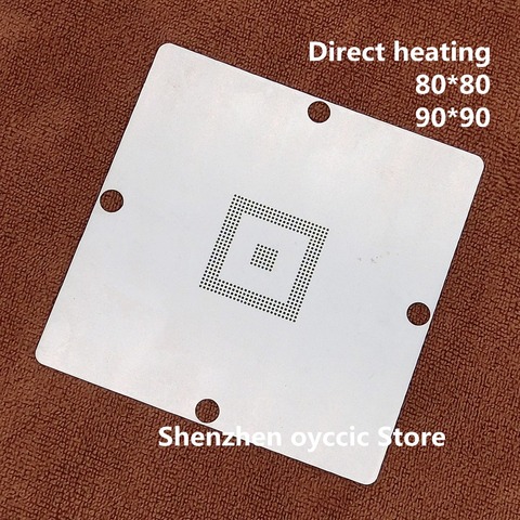 Direct heating 80*80 90*90 EDC7/EDC16 MPC561/562/555 MPC562MZP56 MPC561MZP5 0.6MM BGA  Stencil Template ► Photo 1/2