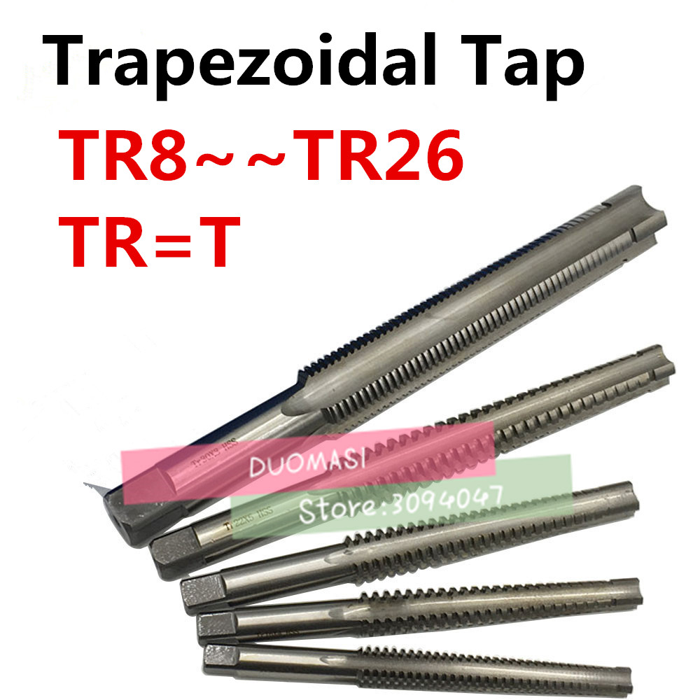 High Quality TR8 x 2 Trapezoidal Metric HSS Right Hand Thread Tap 