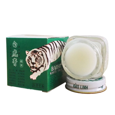 Original White Tiger Balm Cream For Headache Toothache Stomachache Pain Relieving Balm Dizziness Massage cream ► Photo 1/4