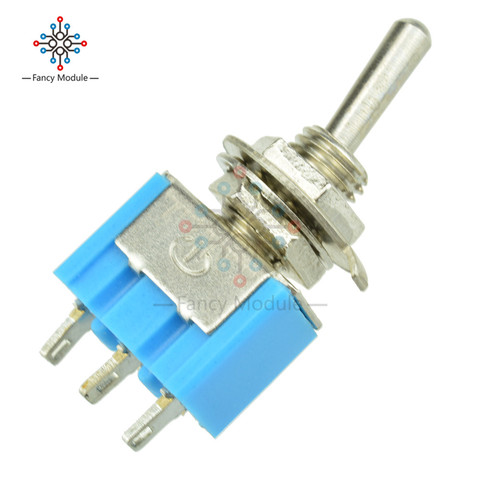 2pcs Mini 6A 125VAC SPDT MTS-102 3-Pin 2 Position On-on Toggle Switches Practic ► Photo 1/6