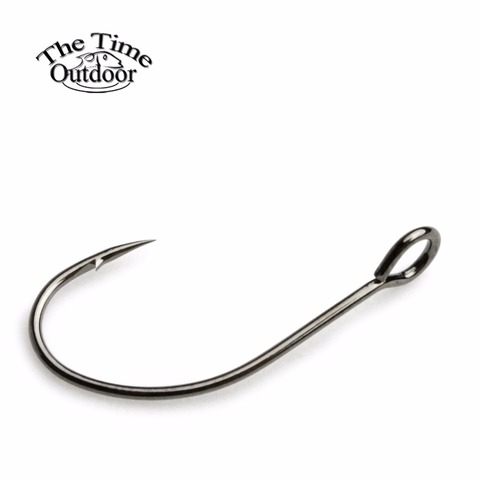 High Carbon Steel Fishing Hook Carp Hook Single Lure Hooks With Ring Fish Hooks For Lure Spoon Barbed Hooks Anzuelos 100pcs ► Photo 1/6