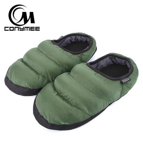 Winter Home Slippers Men Sneakers Down-cotton Casual Indoor Shoes Pantufa Soft Plush Warm Slipper Erkek Terlik Pantoufle Homme ► Photo 1/6