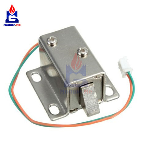 DC 12V Electric Solenoid Lock Tongue Upward Assembly for Door Cabinet Drawer ► Photo 1/6