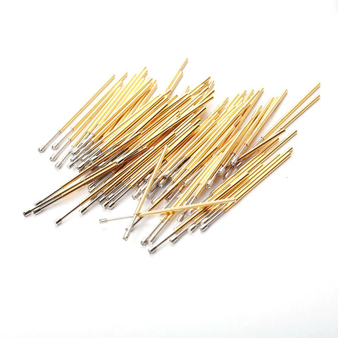 100Pcs PL75-H2 Test Probe Instrument Length 33.35MM Nickel Plate Pogo Pins Dia 1.3mm Phosphor Brass Spring Pressure Test Probe  ► Photo 1/5