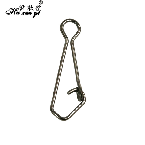 HXY PCS(200 - 50) 000#-8# Stainless Steel fishing accessories Hooked Snaps Fishing Hook Line Connector sea Swivel Rolling Snap ► Photo 1/2
