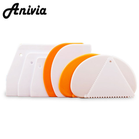 8 Styles Plastic Dough Scraper for Bread Making & Cake Decorating Pastry Tools ► Photo 1/3
