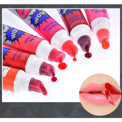 Romantic Peel Off Lipstick Tearing Type Lip Gloss Film Magic Long Lasting Lip Tattoo Makeup Lip Tint MH88 ► Photo 1/6