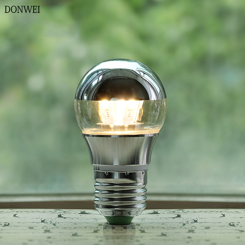 DONWEI LED Bulb E27 E14 LED Lamp 5W 7W Energy Saving Half Silvering Shadowless LED Light Bulb 220V 110V Cold/Warm White ► Photo 1/6