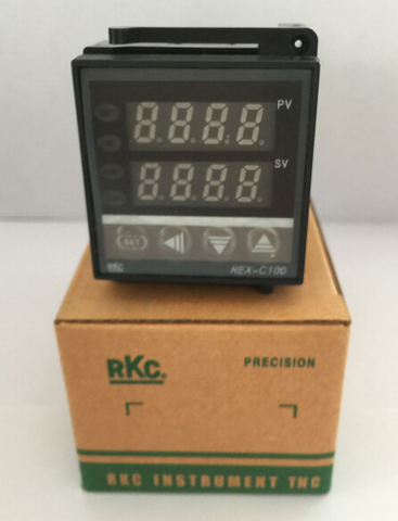 PID Digital Temperature Control REX-C100 Controller Thermocouple REX-C100FK02-V*AN SSR output ► Photo 1/3